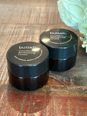 NEW buttah COCOSHEA Revitalizing FACE CREAM Minis DUO!